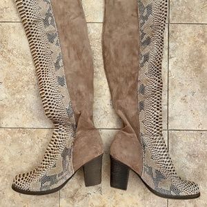 Over the knee boots - like new